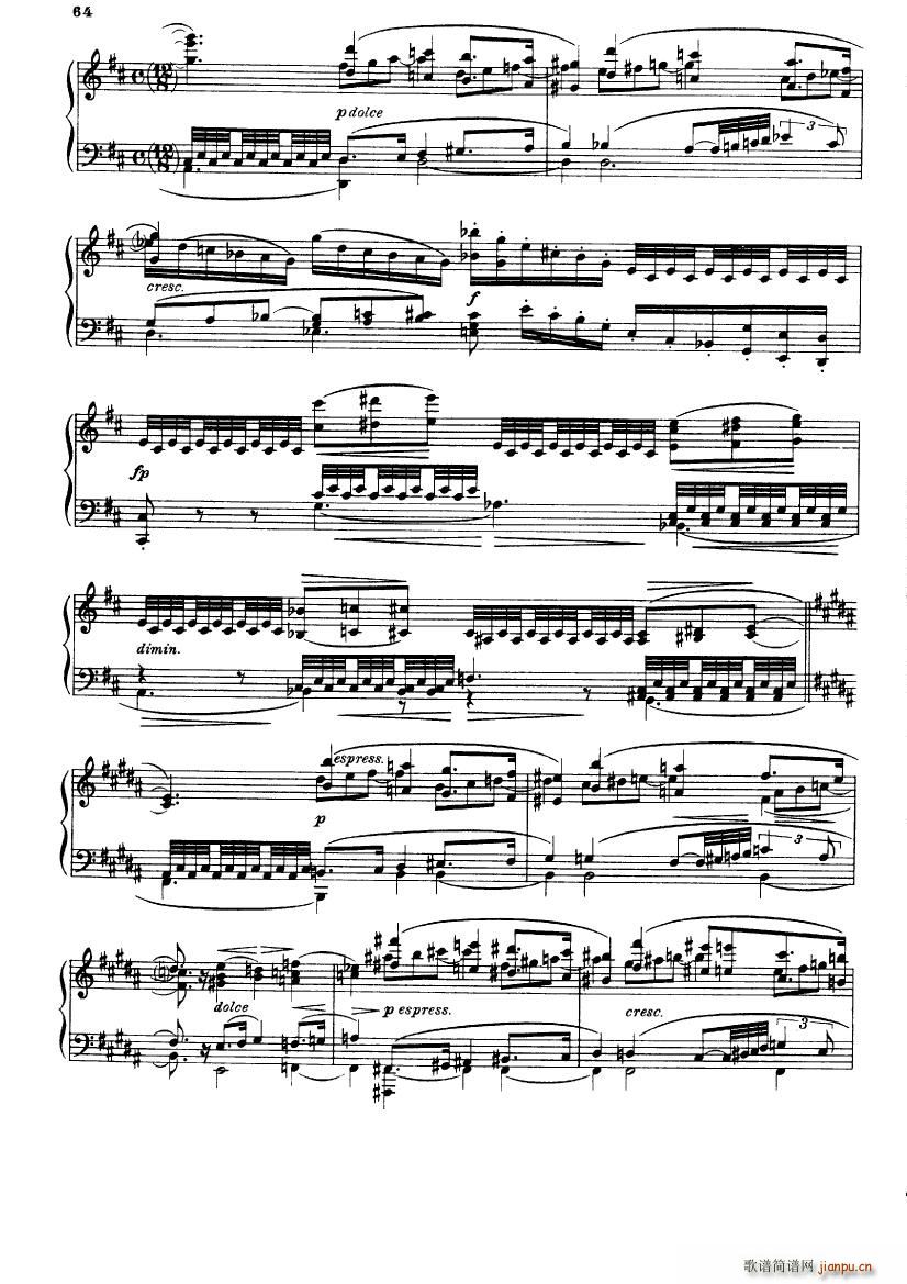 Brahms op 73 Singer Symphonie Nr 2 D Dur(V)20