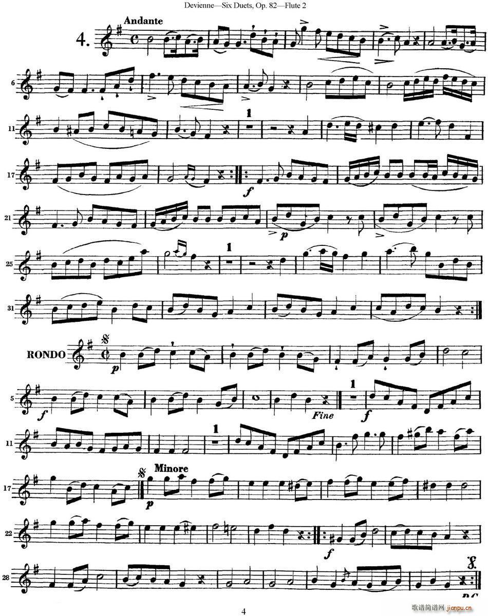 ¾S{(g)LѶСOp 82 Flute 2 NO 4(ѺV)1
