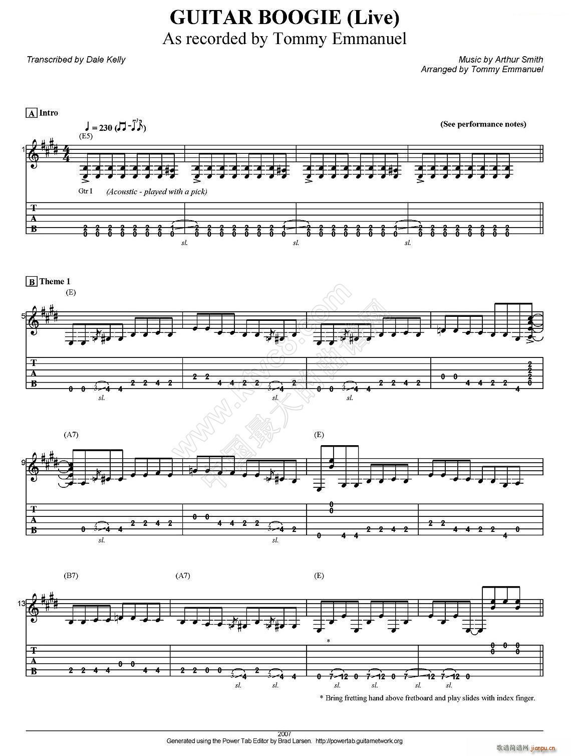 tommy emmanuel guitar boogie live at woodsong ָ(V)1