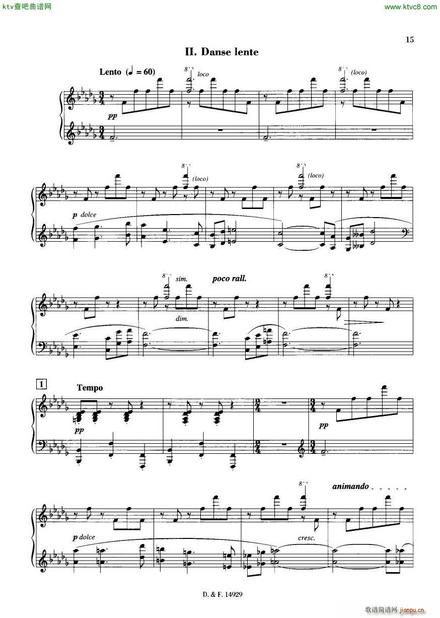 Durufl Op 6 Trois Danses(V)14