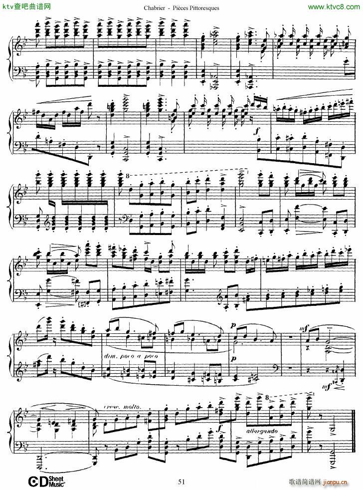 Chabrier Pices Pittoresques 7 10(V)22