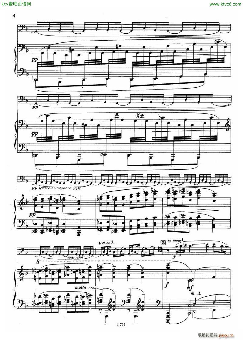 Debussy Sonata for Cello and Piano(V)3
