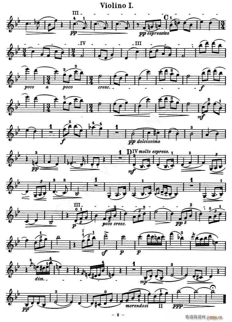 QUARTET No.1 IN D MAJOR Op.11(СV)9