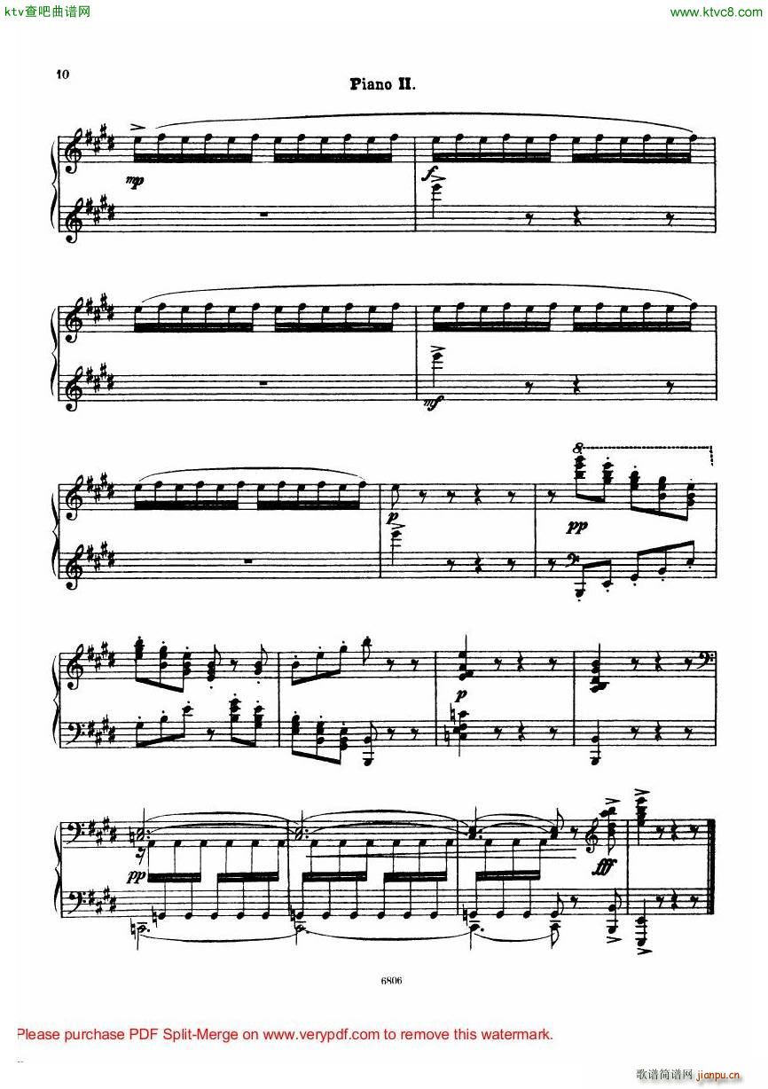 Arensky op 23 Suite No 2 Silhouettes(V)31