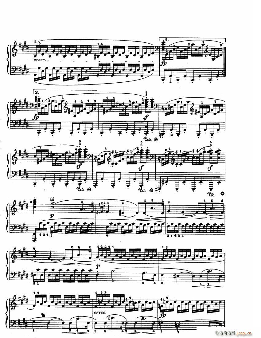 Beethoven op 27 no 2 Piano Sonata Moonlight(V)8