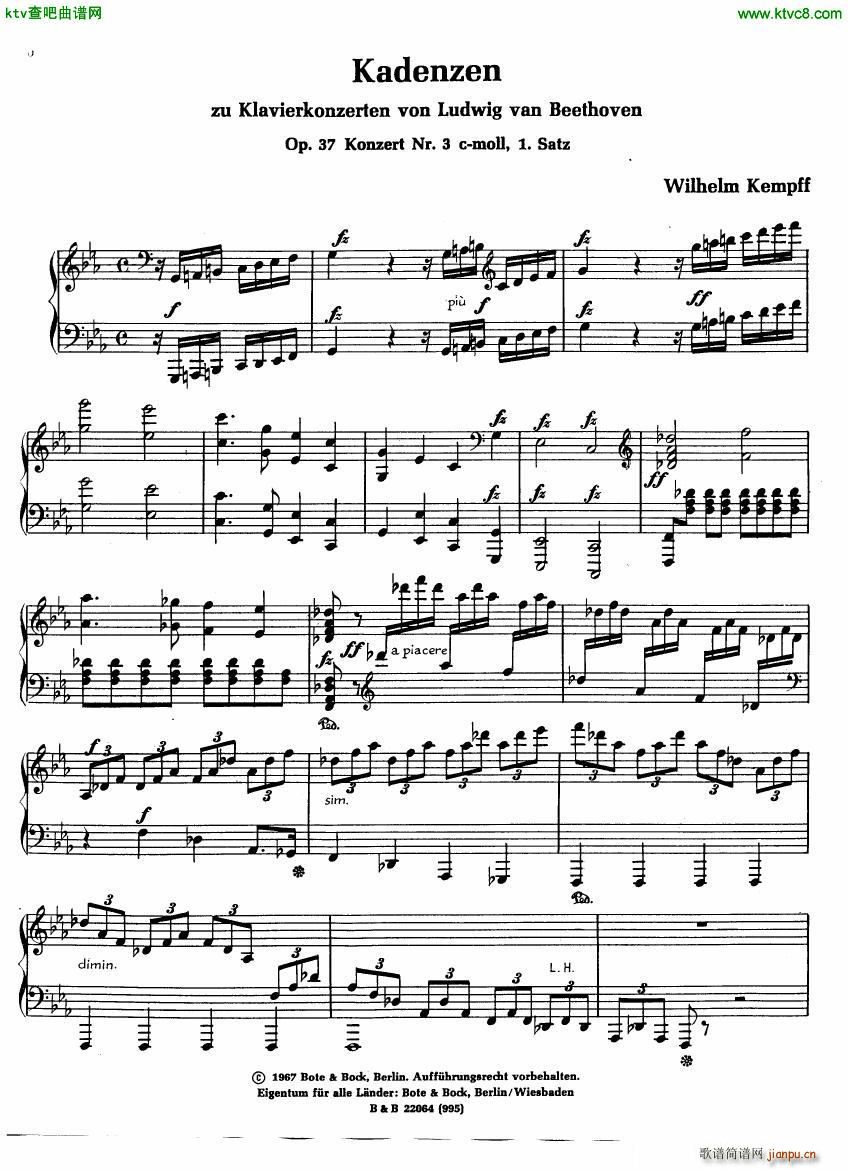 Kempff Beethoven Kadenzen(V)11