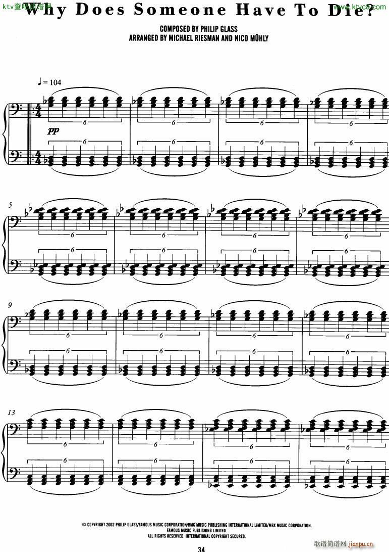 Philip Glass The Hours complete book(V)31