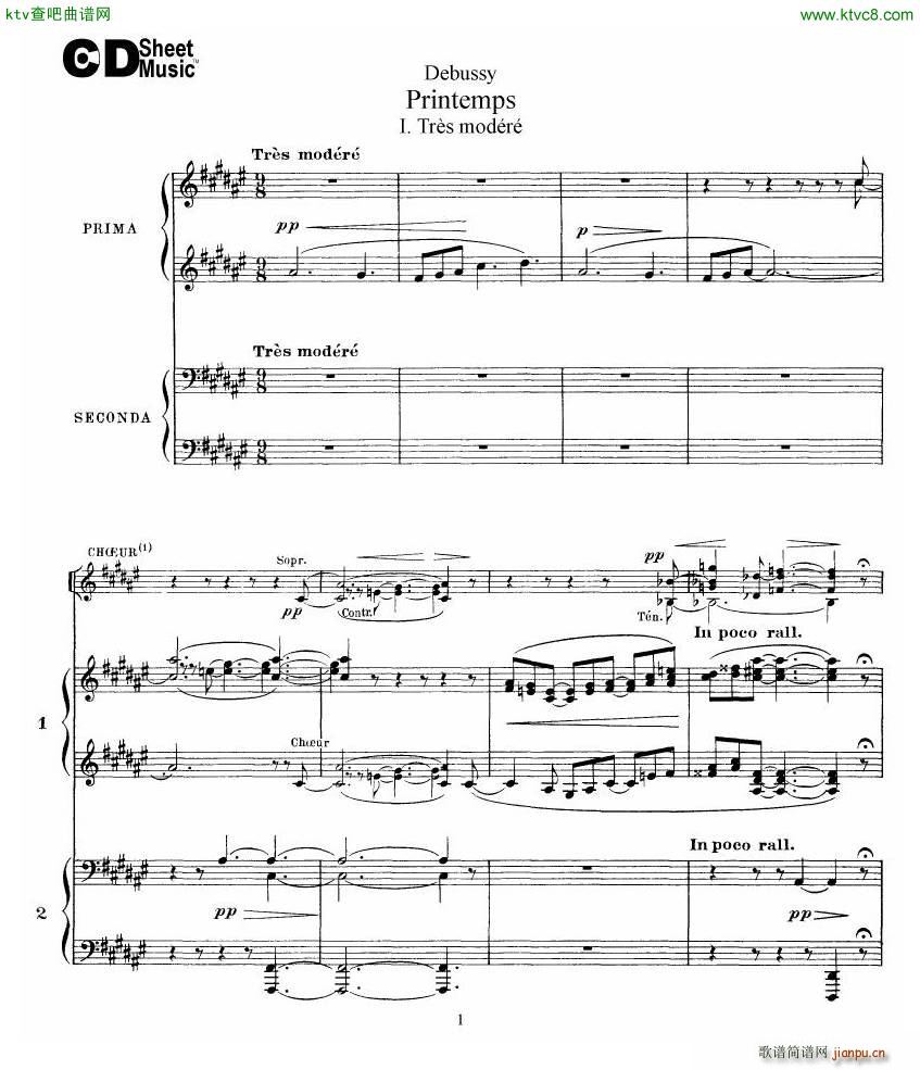 Debussy Printemps I(V)1