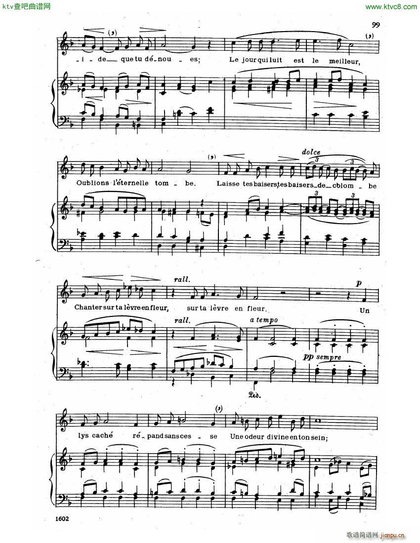 Faure 30 Songs (V)20