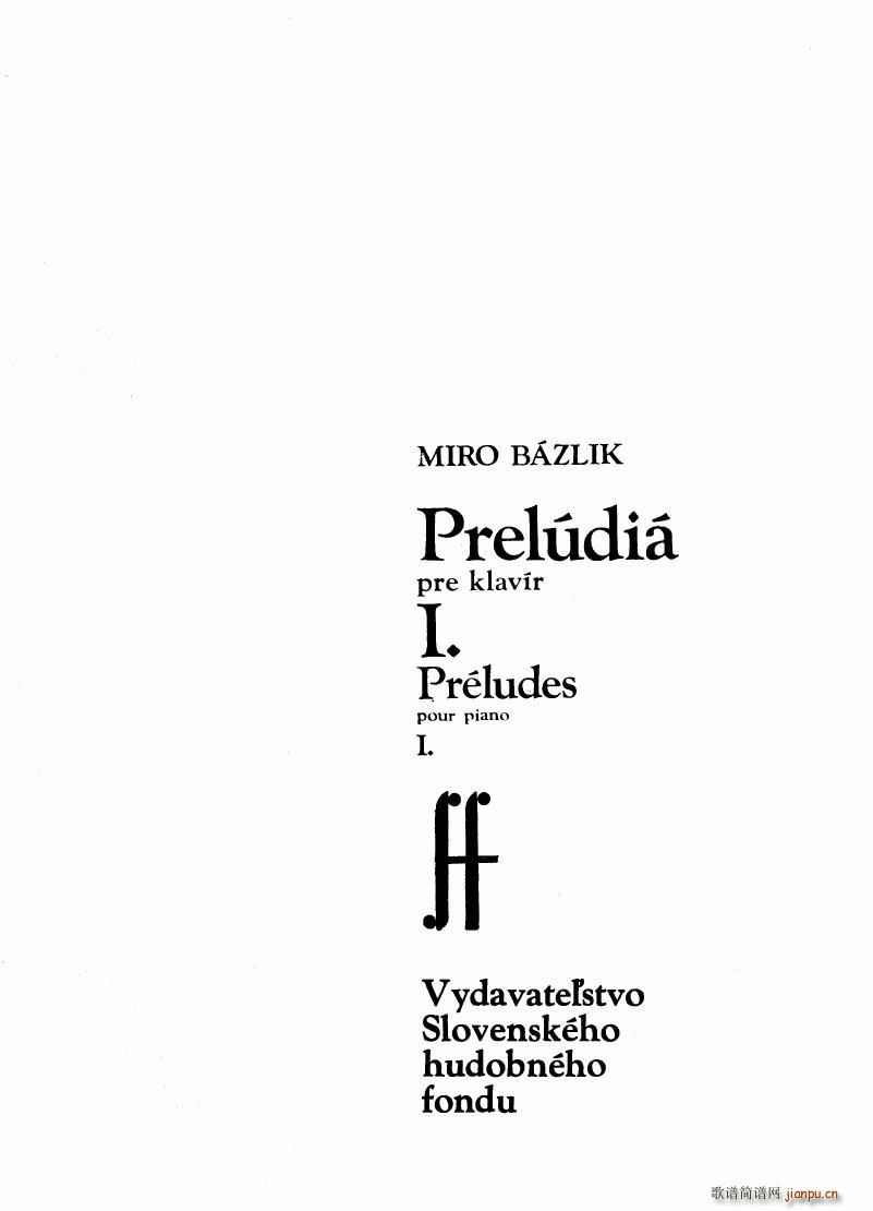 Bazlik Preludes book 1(V)1