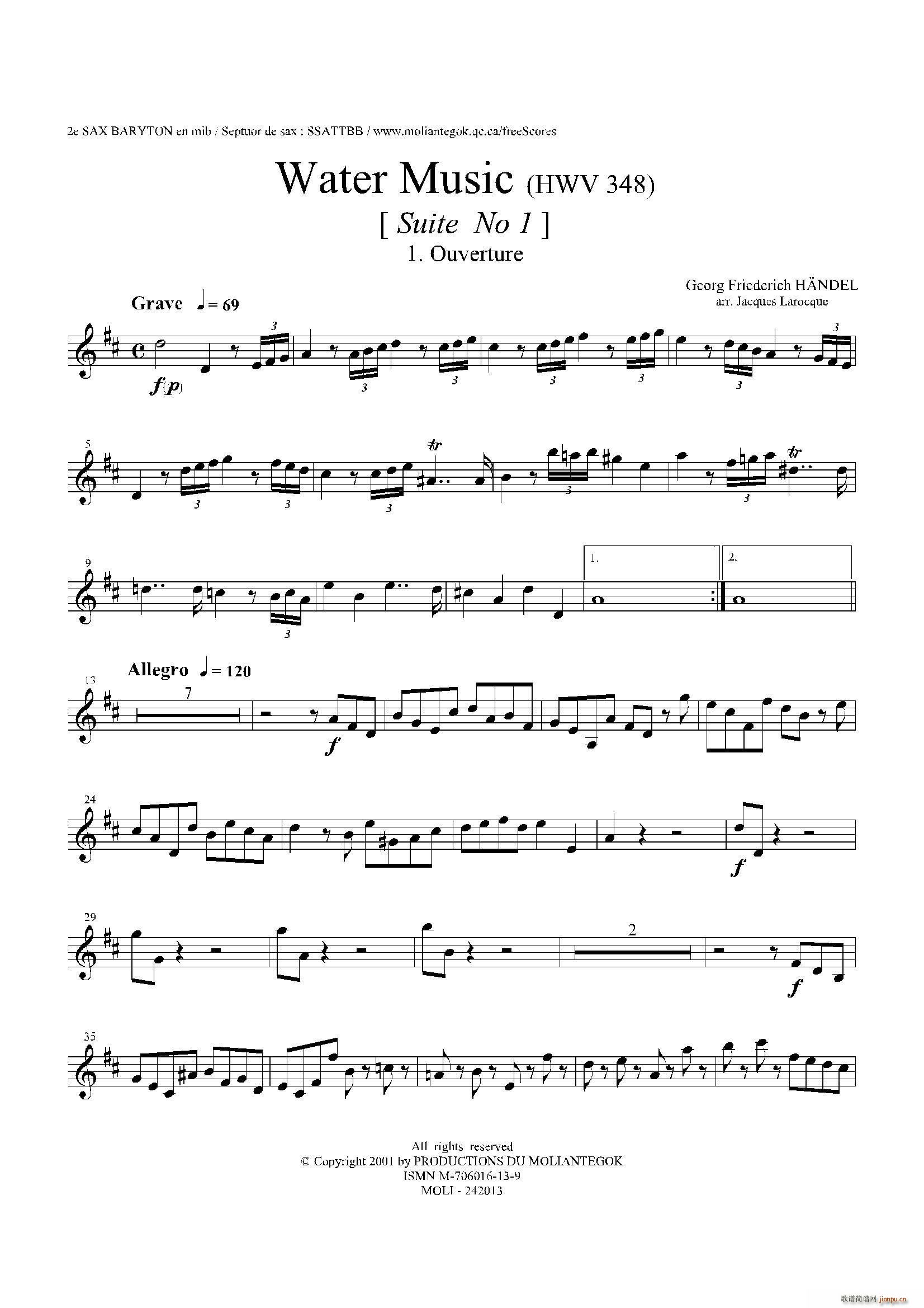 Water Music HWV 348 No 1 ڶϵ_˹(ʮּ)1