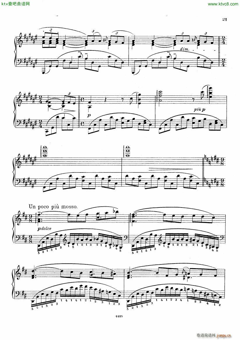 Bortkiewicz 10 Preludes Op 33(V)21