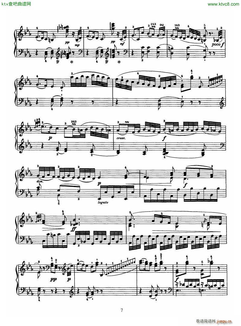 Haydn Piano Sonata No 38 In Eb(V)7