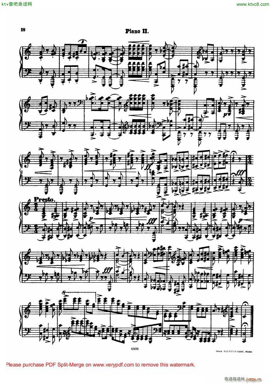 Arensky op 23 Suite No 2 Silhouettes(V)39