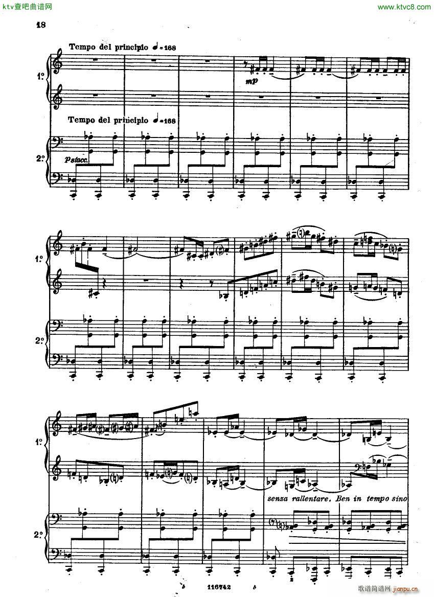 Casella Five Easy Pieces Pupazzetti 4 hands 1915(V)18