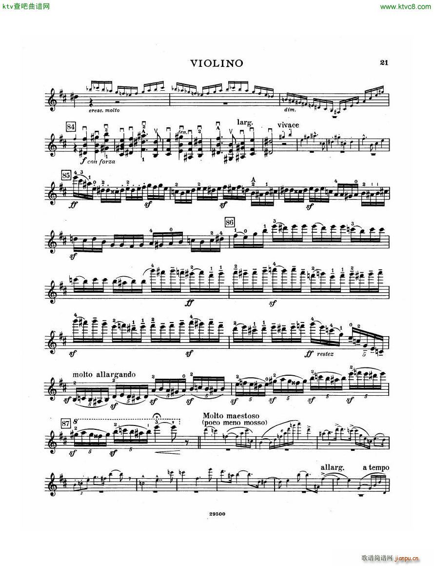 Elgar Violin Concerto Vn(V)21
