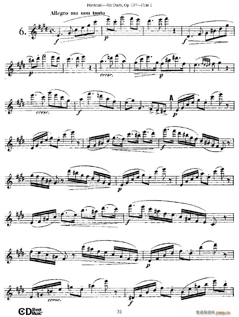Six Duets Op 137 ֮  Ʒ 137̖ ~(V)1