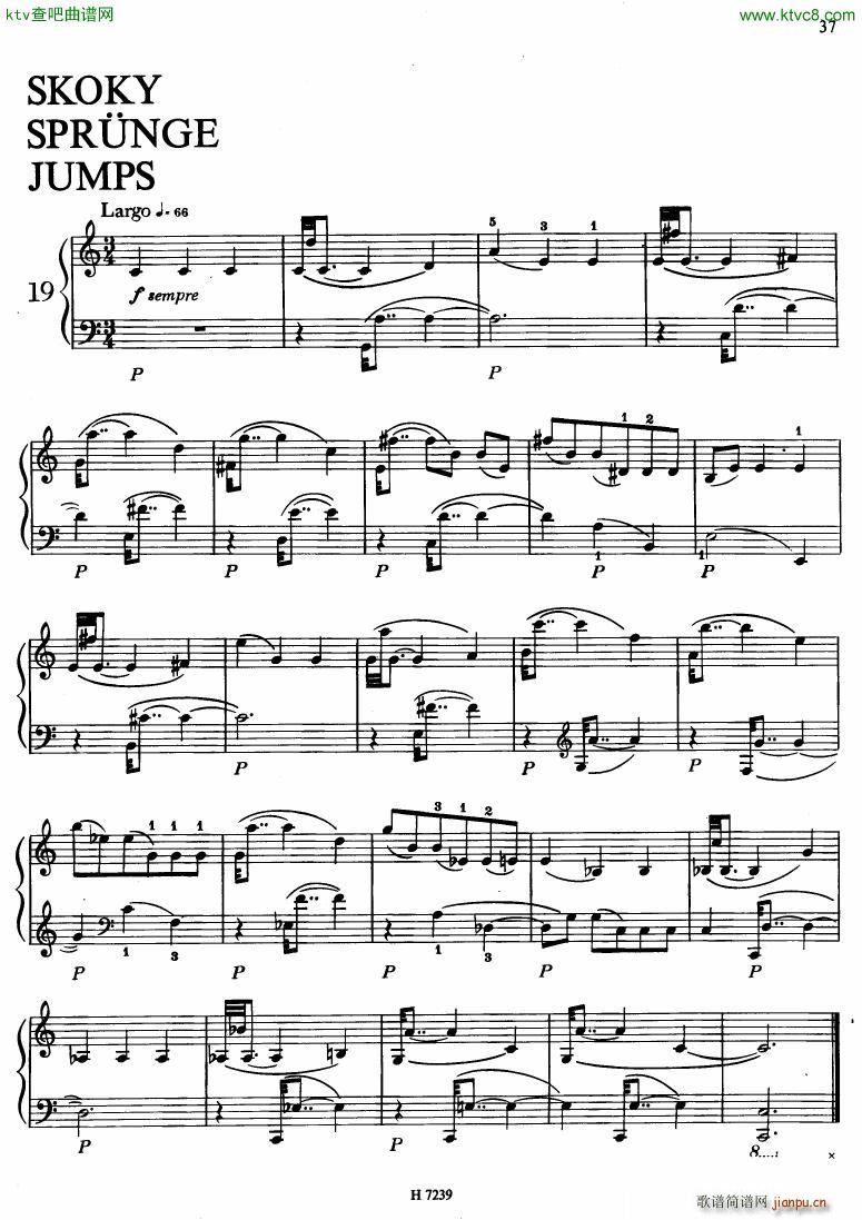 Hurnik piano etudes(V)34