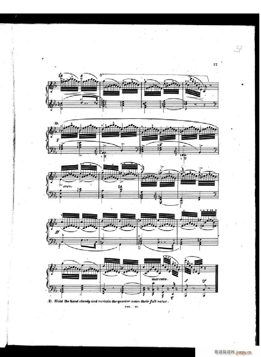 Czerny Etudes de la velocite book II(V)15