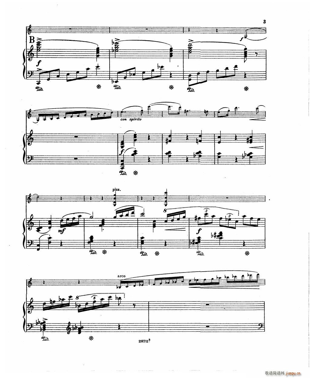 Bowen Humoresque for violin and piano(V)5