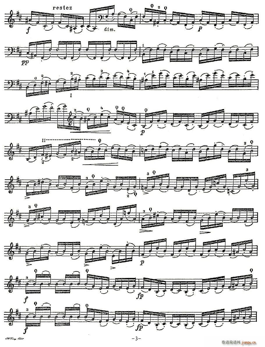 A. Piatti 12 Caprice Op.25(V)3