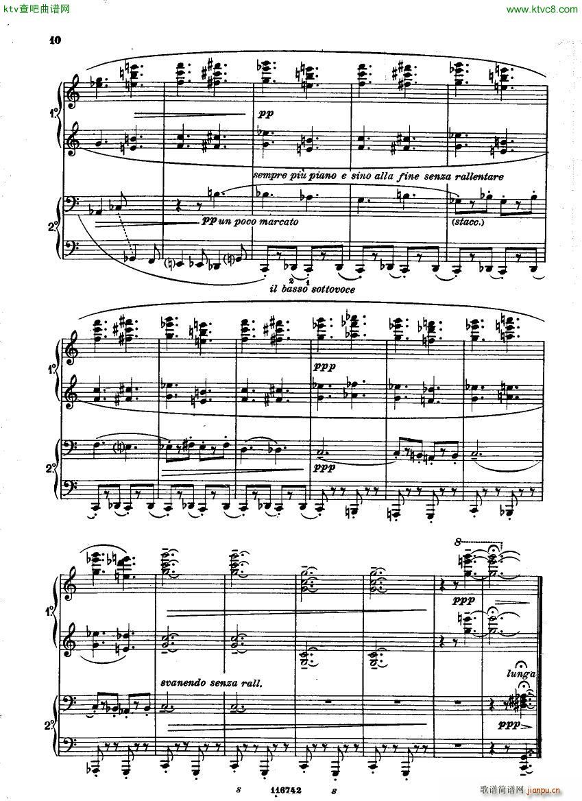 Casella Five Easy Pieces Pupazzetti 4 hands 1915(V)10