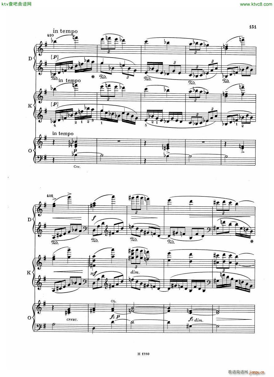 Dvorak Piano Concerto Op 33 6(V)6