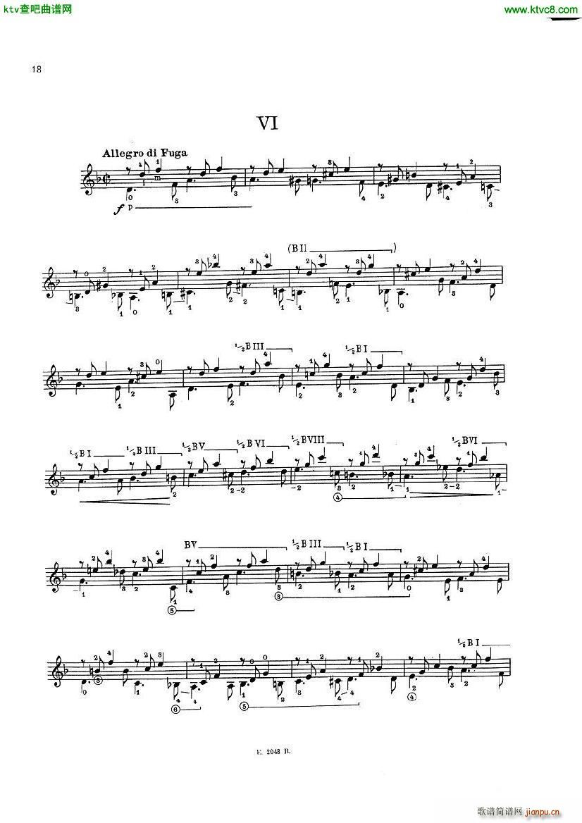 Mauro Giuliani 6 Preludi op 83(V)17