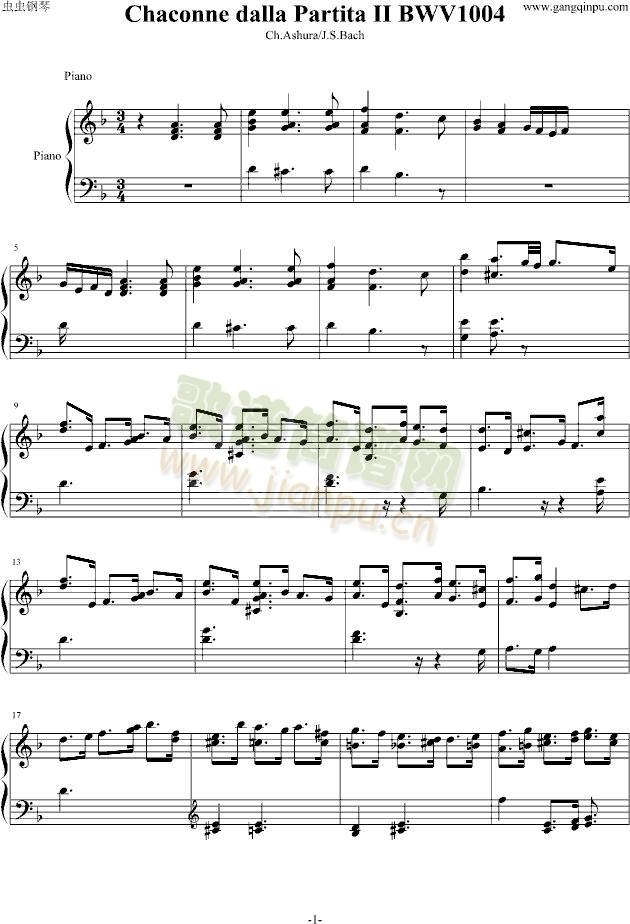 ͺBWV.1004Chaconneľ(V)1