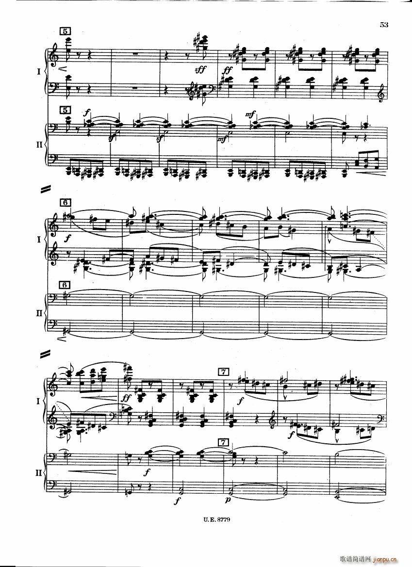 Bartok SZ 83 Piano Concerto 1 2p reduct (V)10