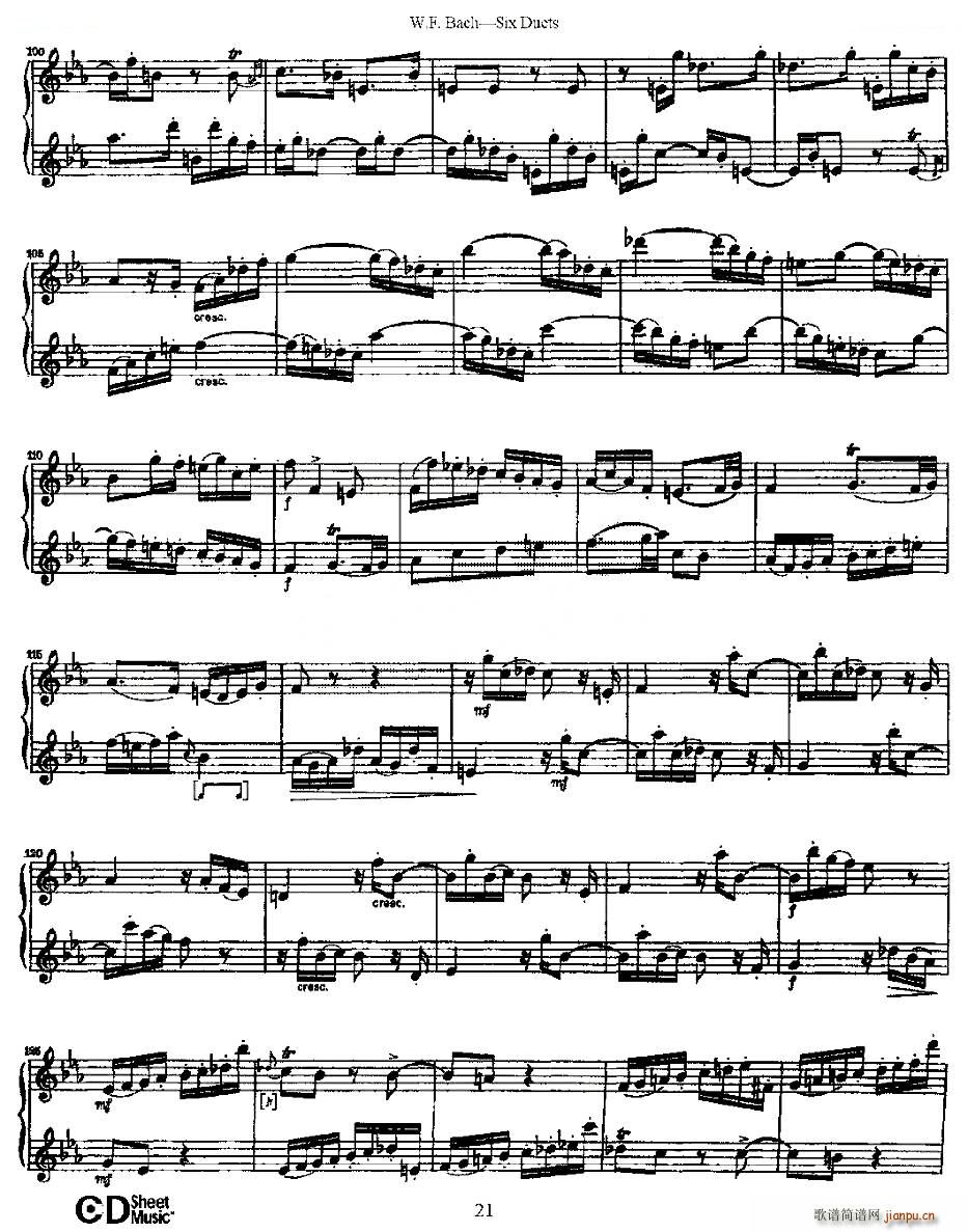 Six Duets ֮ ׶ྚ(x) ~(V)8
