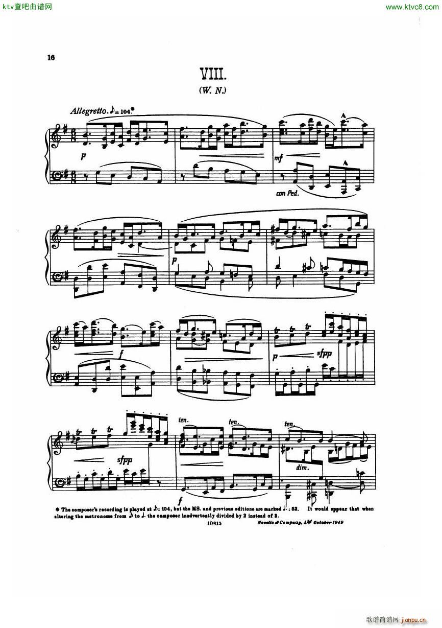 Edward Elgar Enigma Variations Op 36(V)17