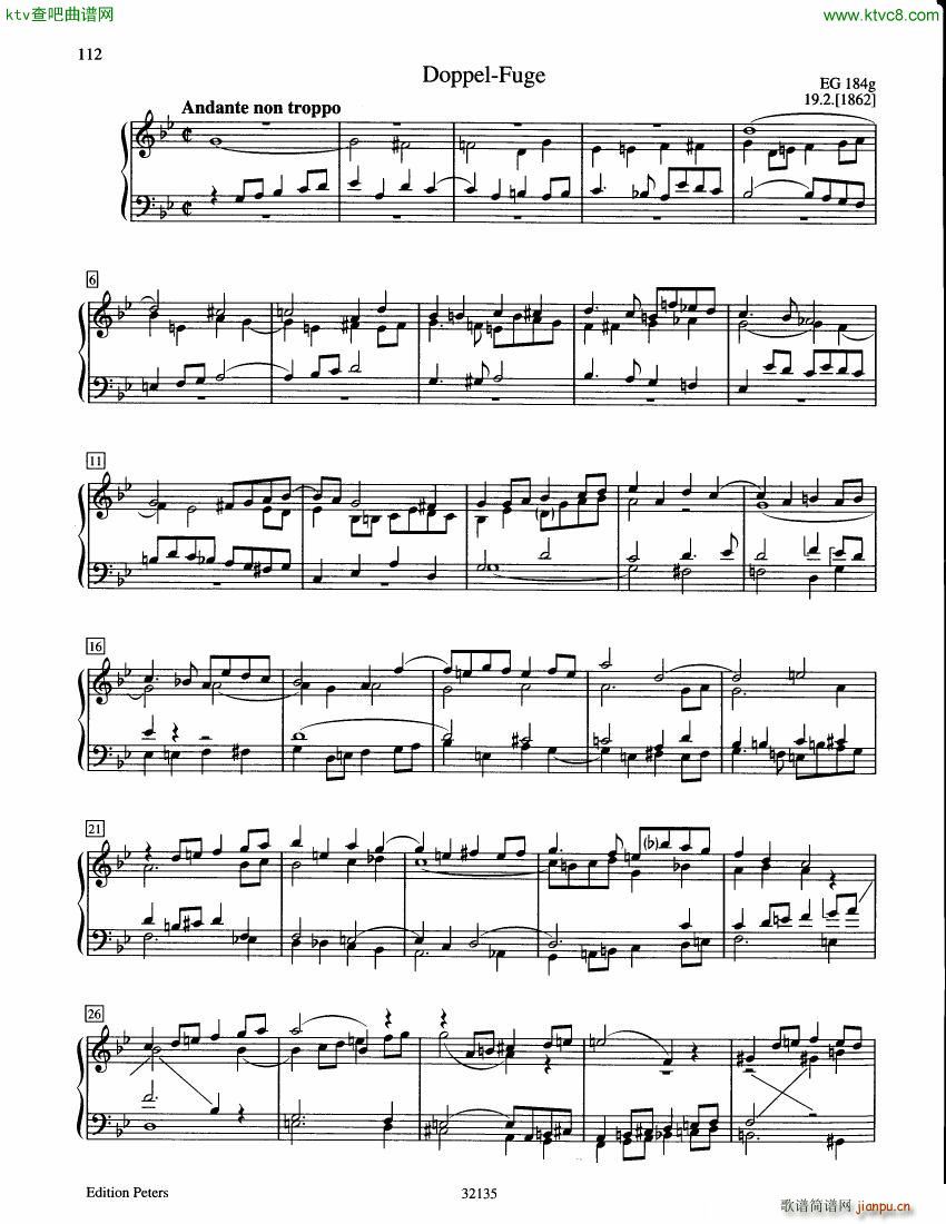 Grieg 7 Fugues EG184a 184g(V)12
