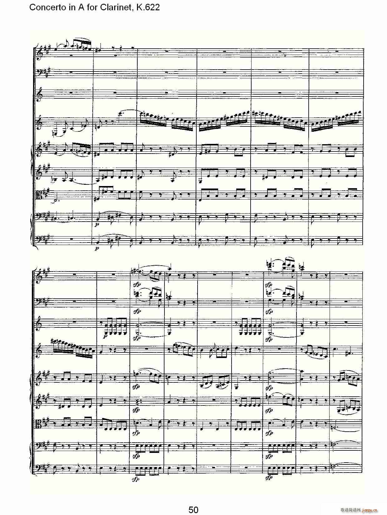 Concerto in A for Clarinet, K.622(λɹV)22