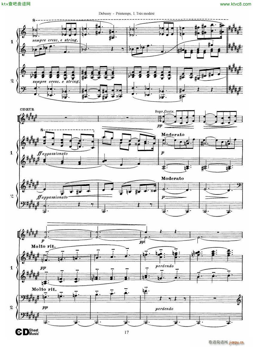 Debussy Printemps I(V)17