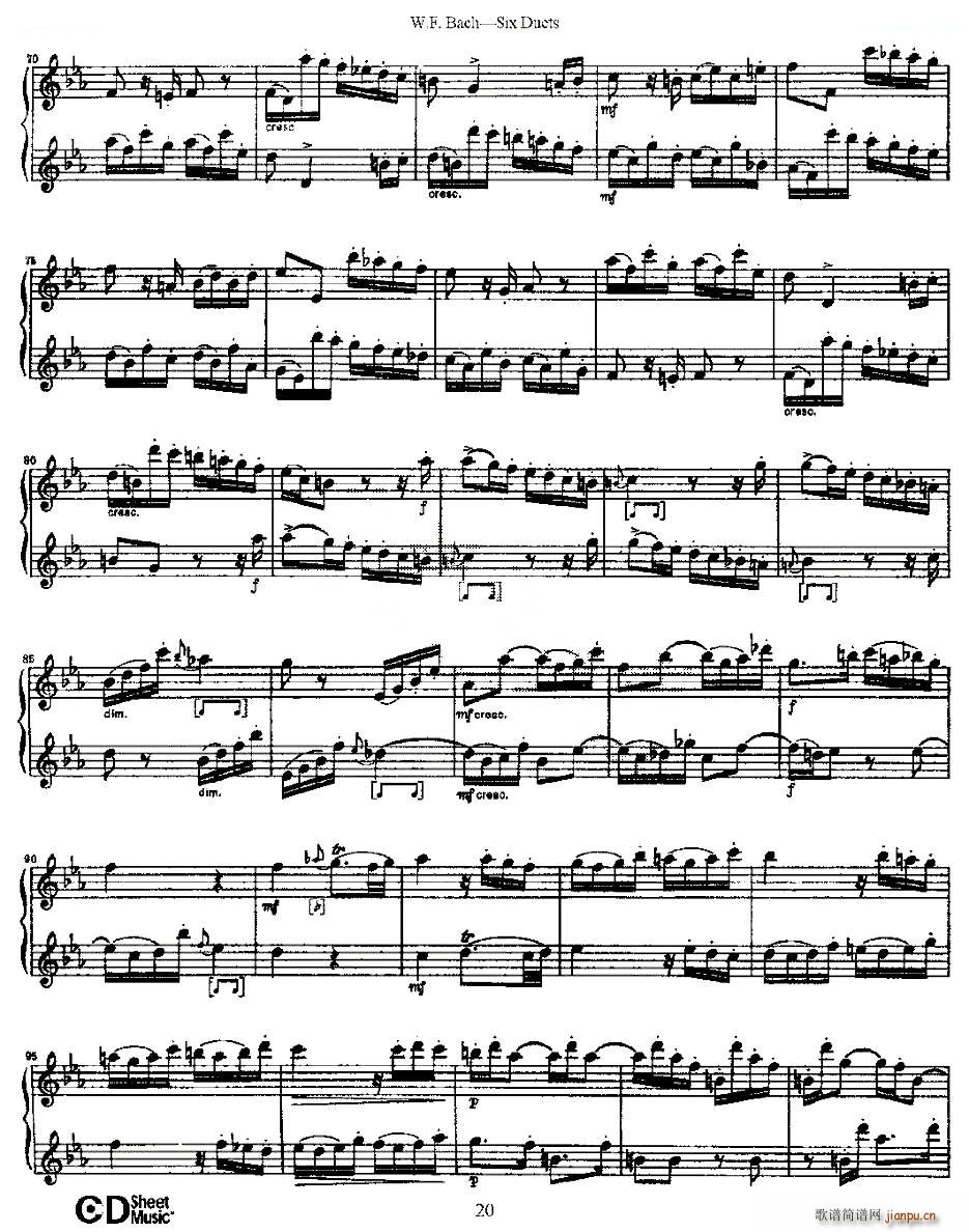 Six Duets ֮ ׶ྚ(x) ~(V)7