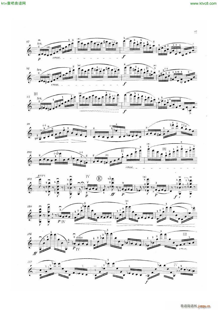 H W Ernst 6 Polyphonic Studies(V)16