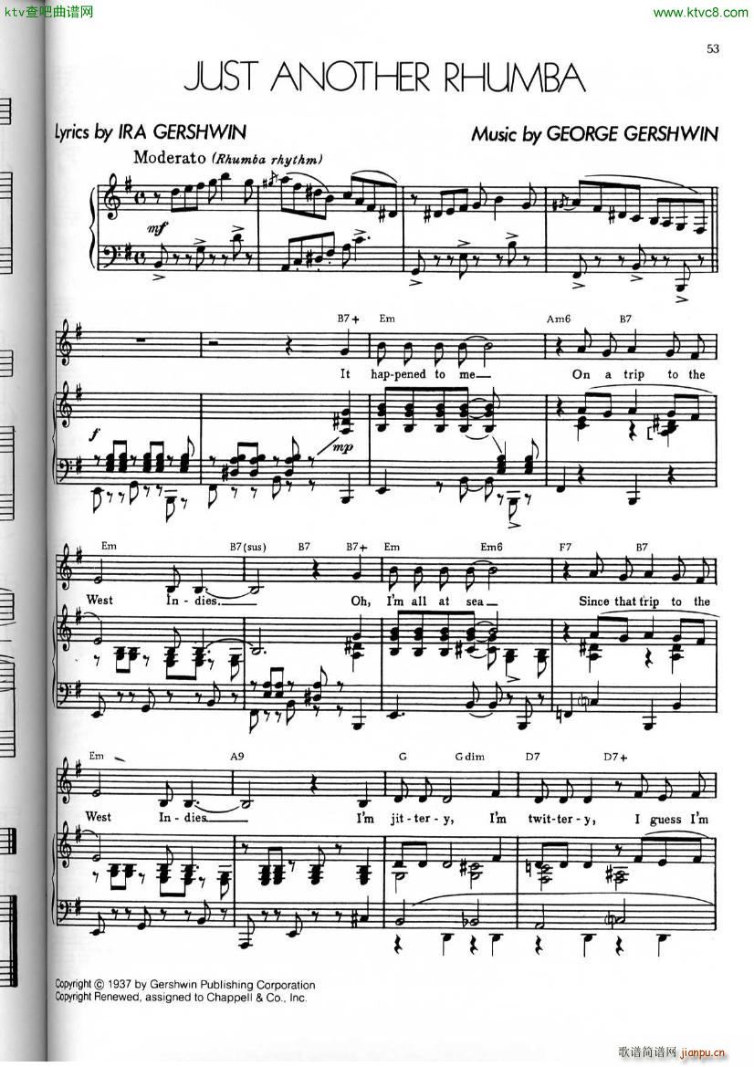 Gershwin Just Another Rhumba page 1(V)1