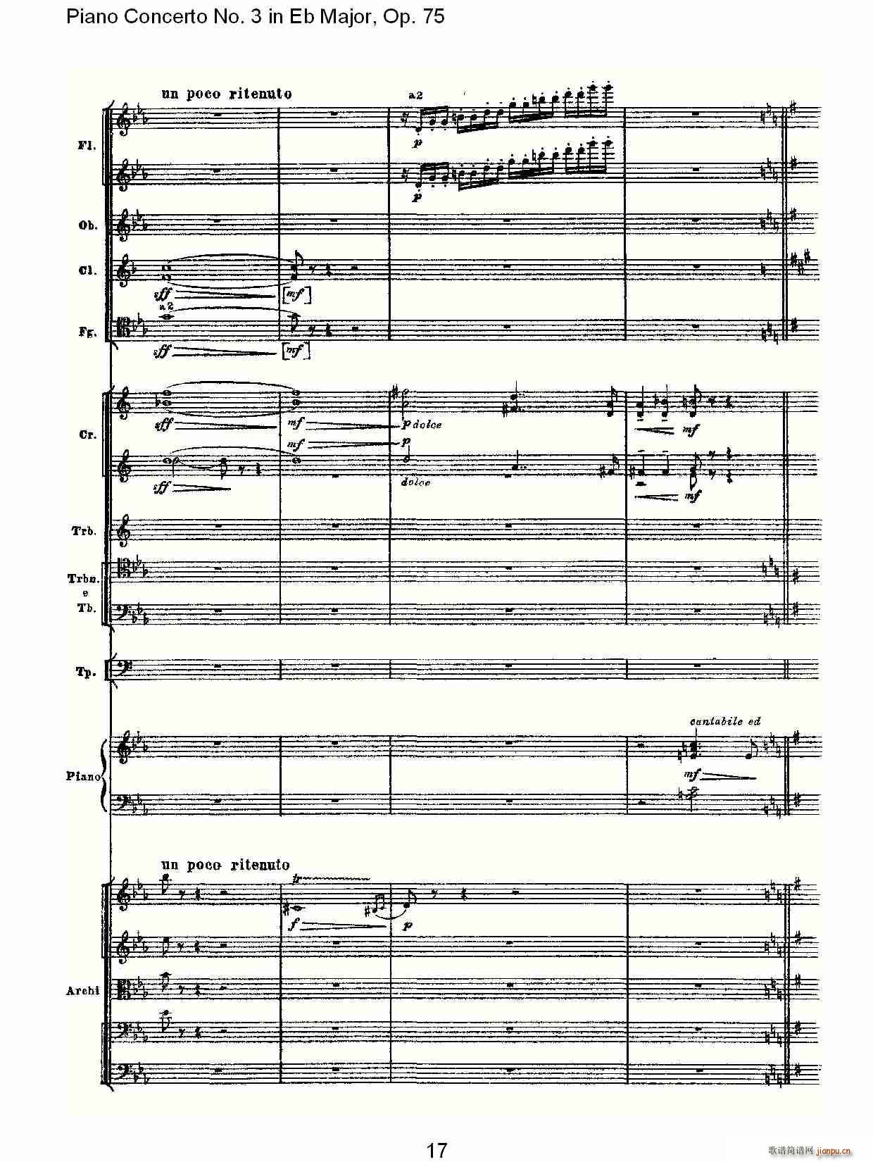 Piano Concerto No.3 in Eb Major,Op.75(V)17