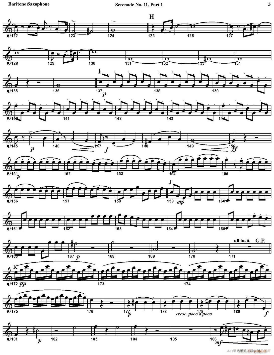 SERENADE No 11 in Eb K 375 Part 1  ϵ_˹(V)3