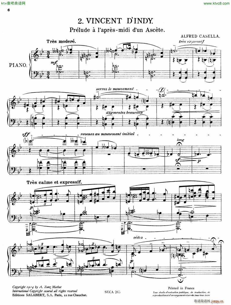 Casella  La Manire de Vincent d Indy piano(V)1