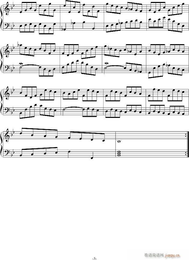 Prelude in B Major(V)3