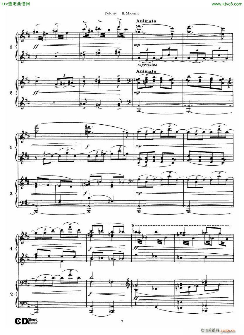 Debussy Printemps II(V)7