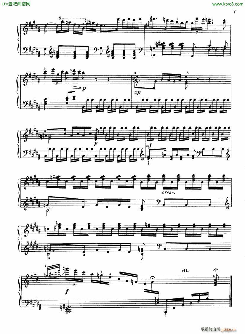 Field Sonata no4 b major(V)7