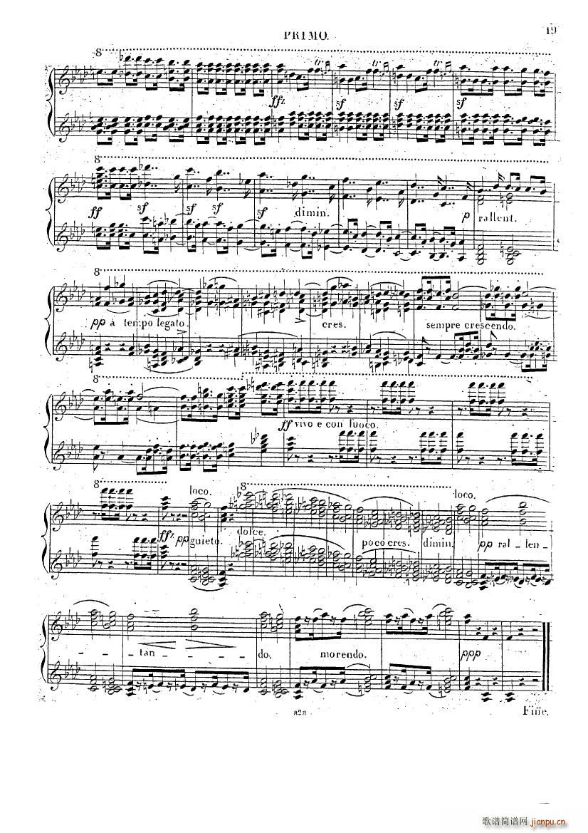 Czerny op 226 Fantasie f Moll 4H(V)8