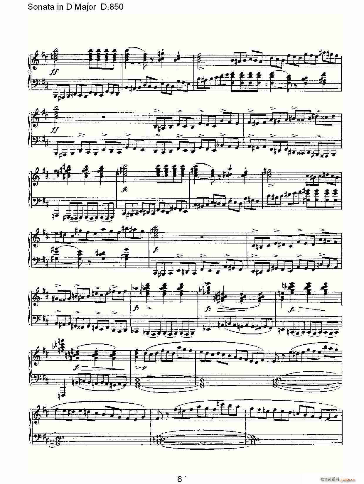 Sonata in D Major D.850(ʮּ)6