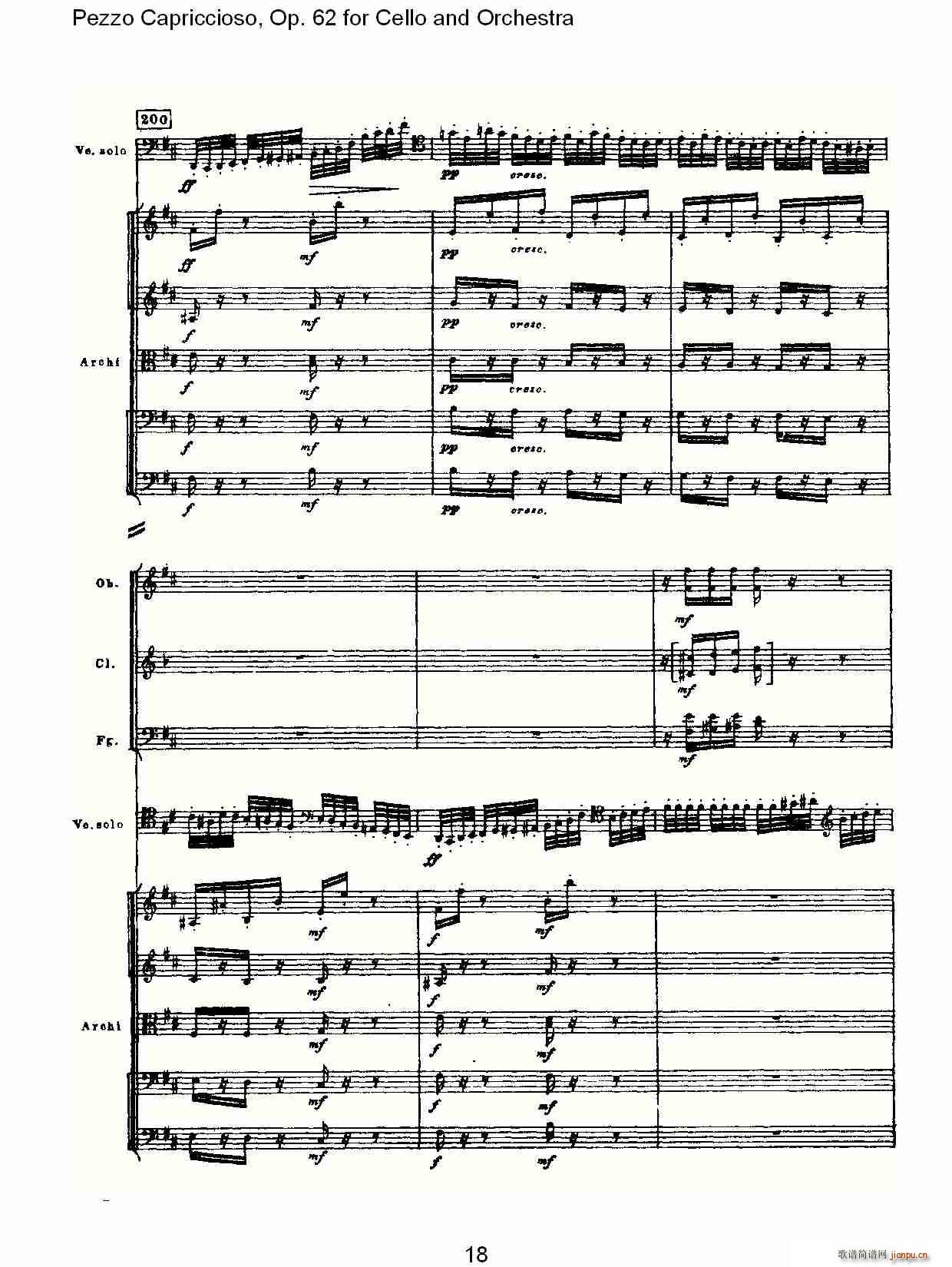 Pezzo Capriccioso, Op.62(V)18