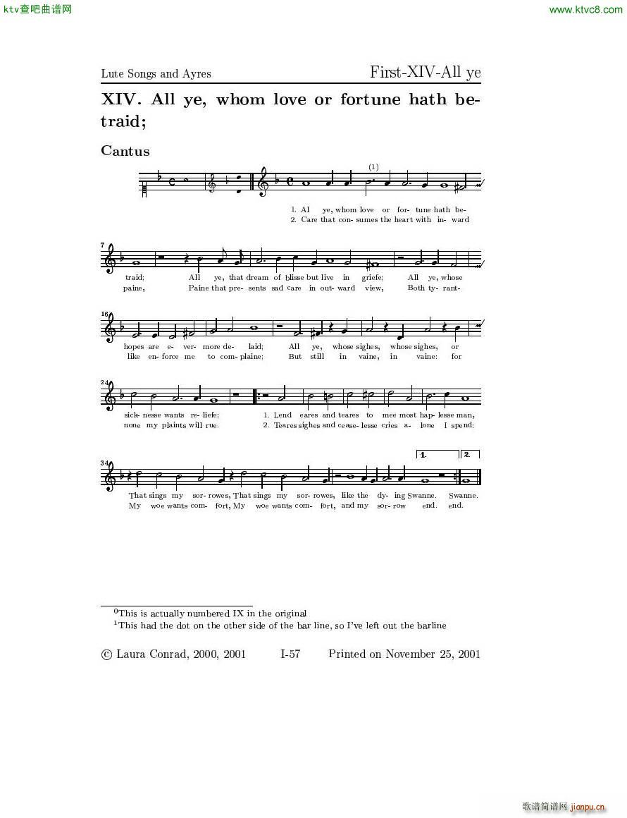 Dowland Lute Music (V)13