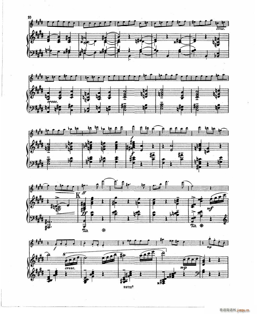 Bowen Humoresque for violin and piano(V)12