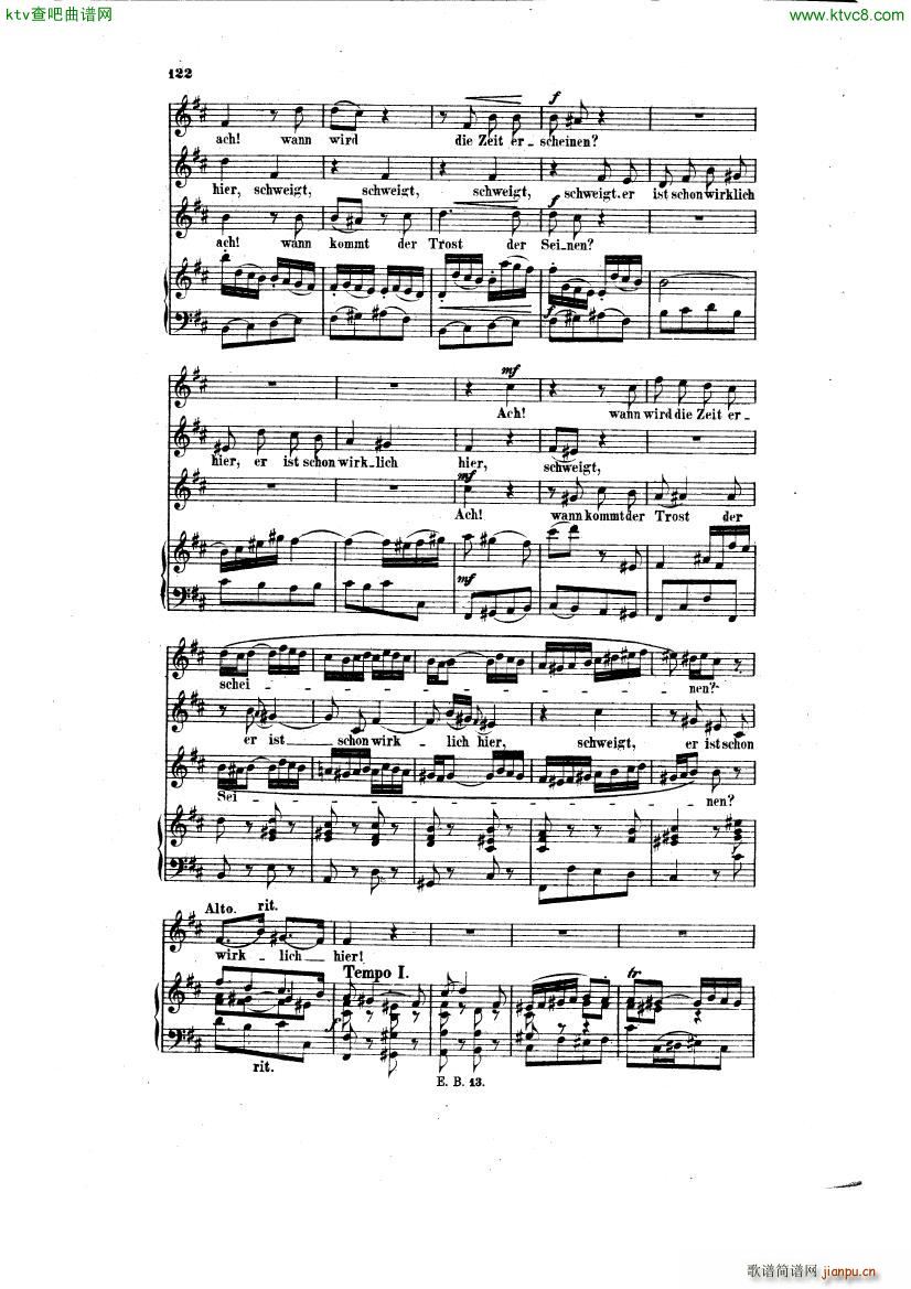 Bach JS BWV 248 Christmas Oratorio No 51 53(V)3